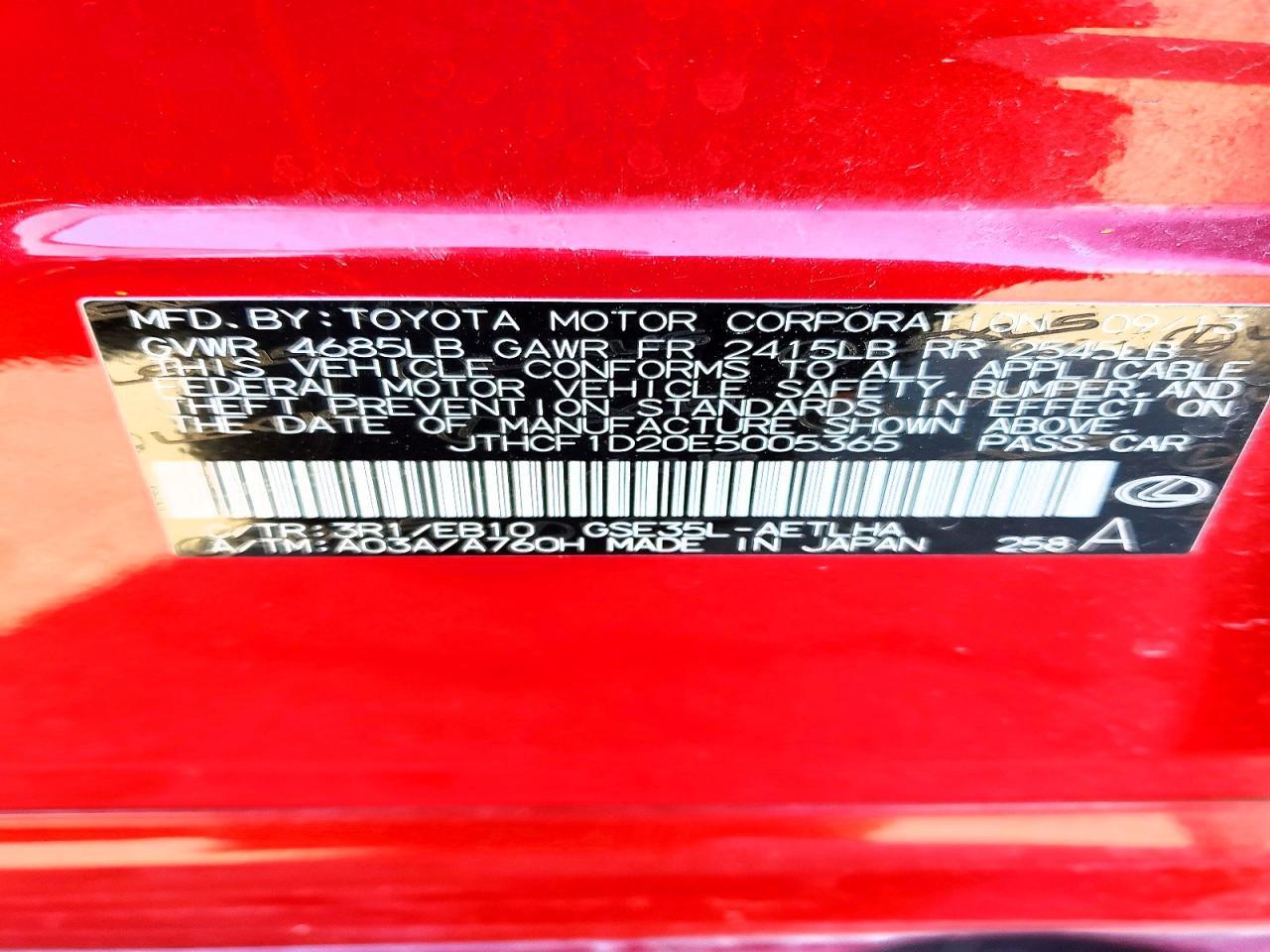 2014 Lexus Is 250