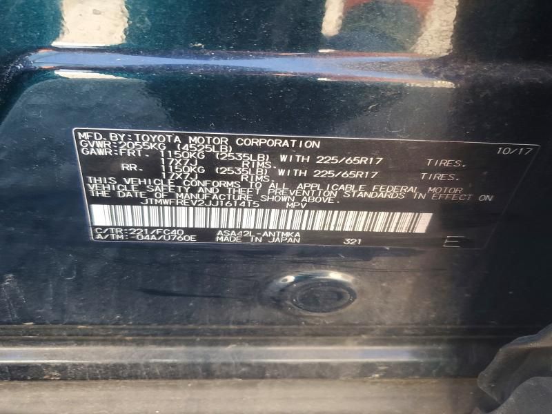 2018 Toyota Rav4 Adventure