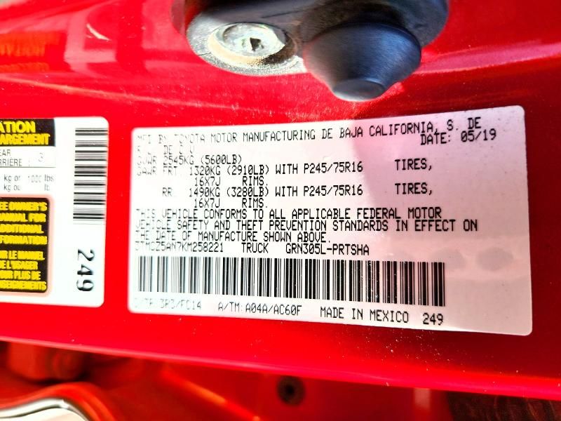 2019 Toyota Tacoma Double cab