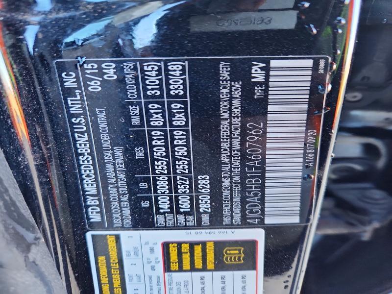 2015 Mercedes-Benz Ml 350 4matic