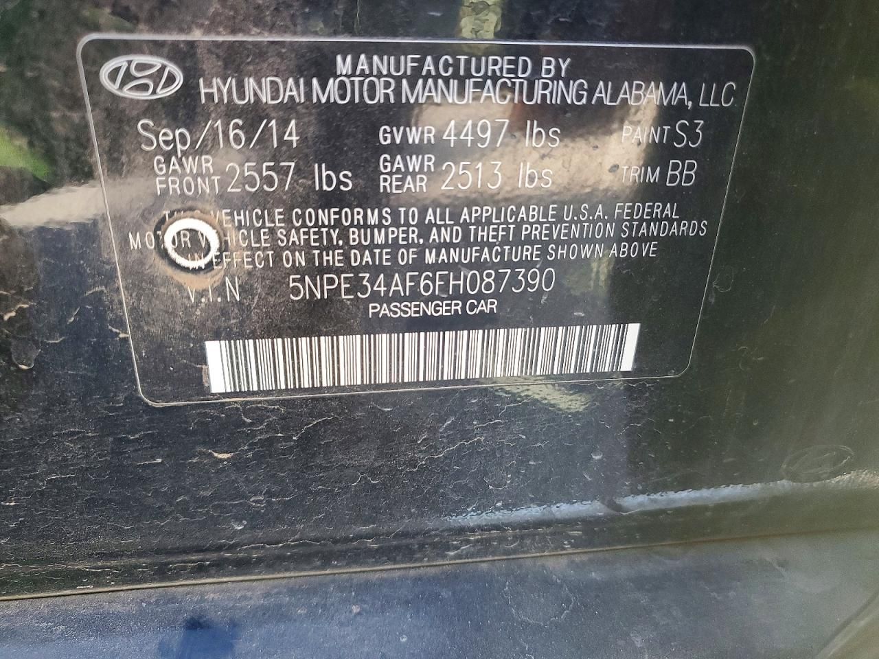 2015 Hyundai Sonata Sport