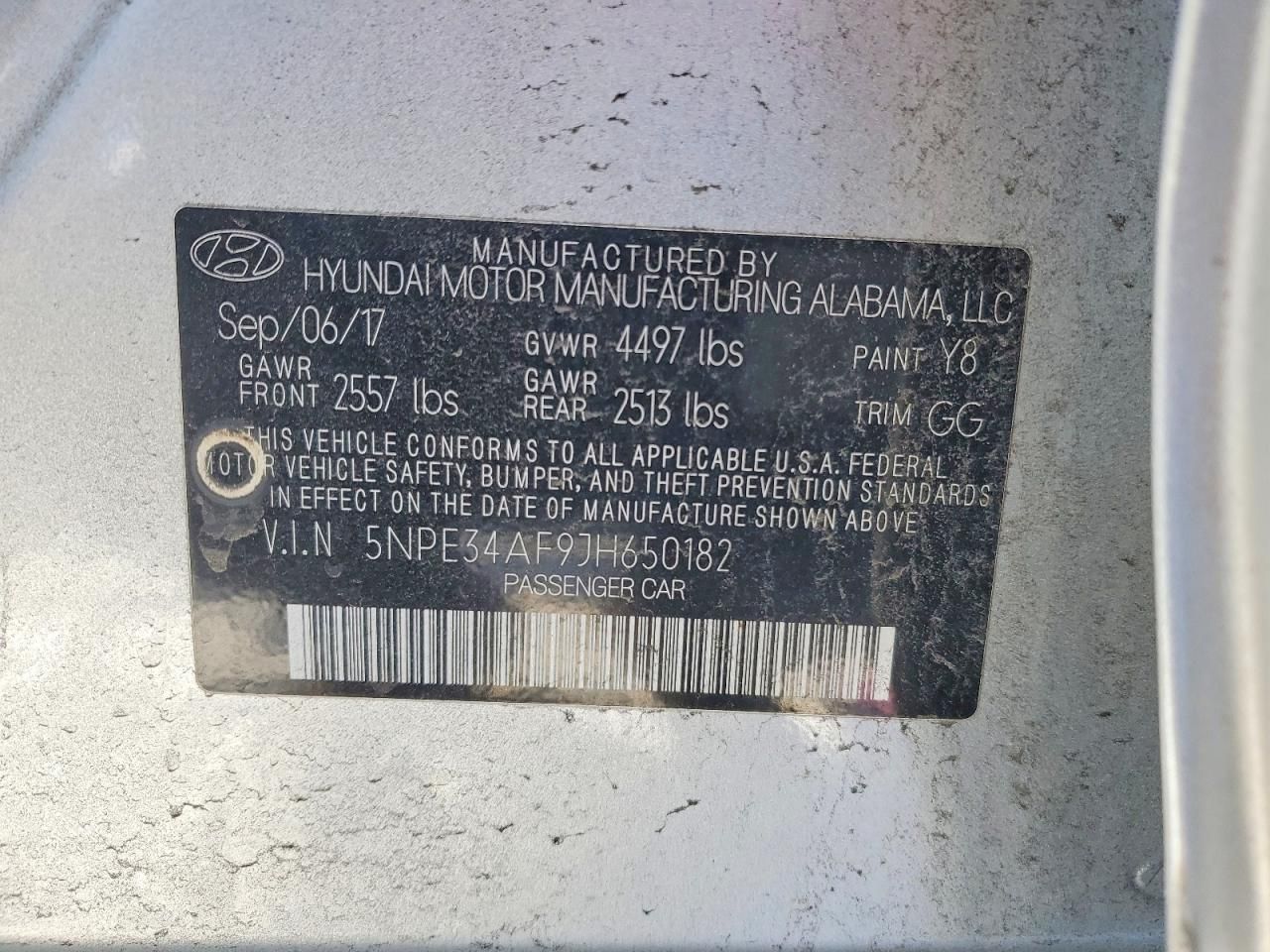 2018 Hyundai Sonata Sport