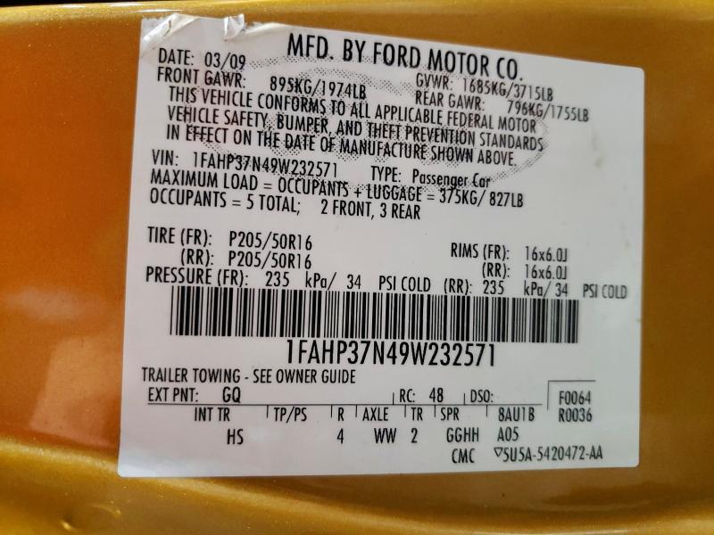 2009 Ford Focus sel