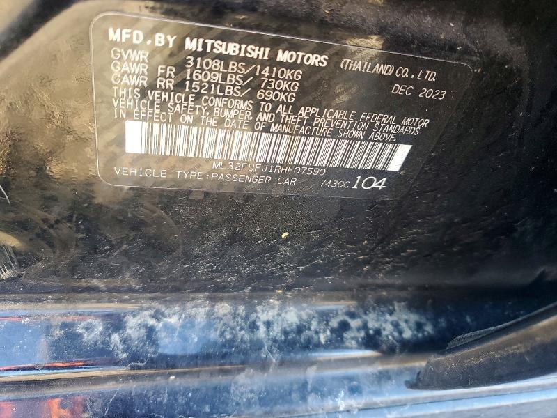 2024 Mitsubishi Mirage G4 es