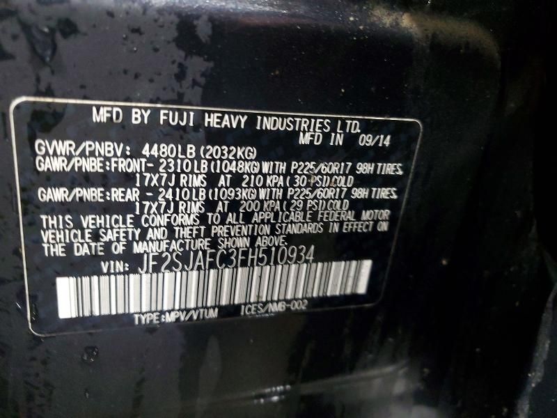 2015 Subaru Forester 2.5i Premium