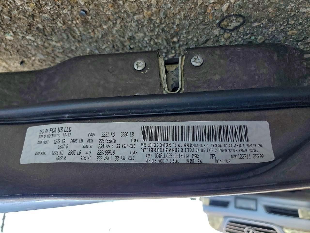 2018 Jeep Cherokee Latitude