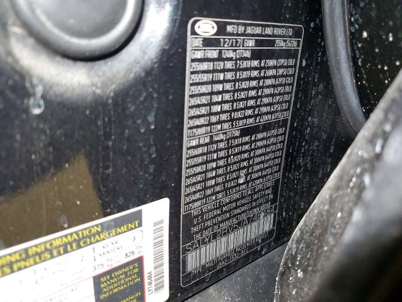 2018 Land Rover Range Rover Velar R-dynamic se