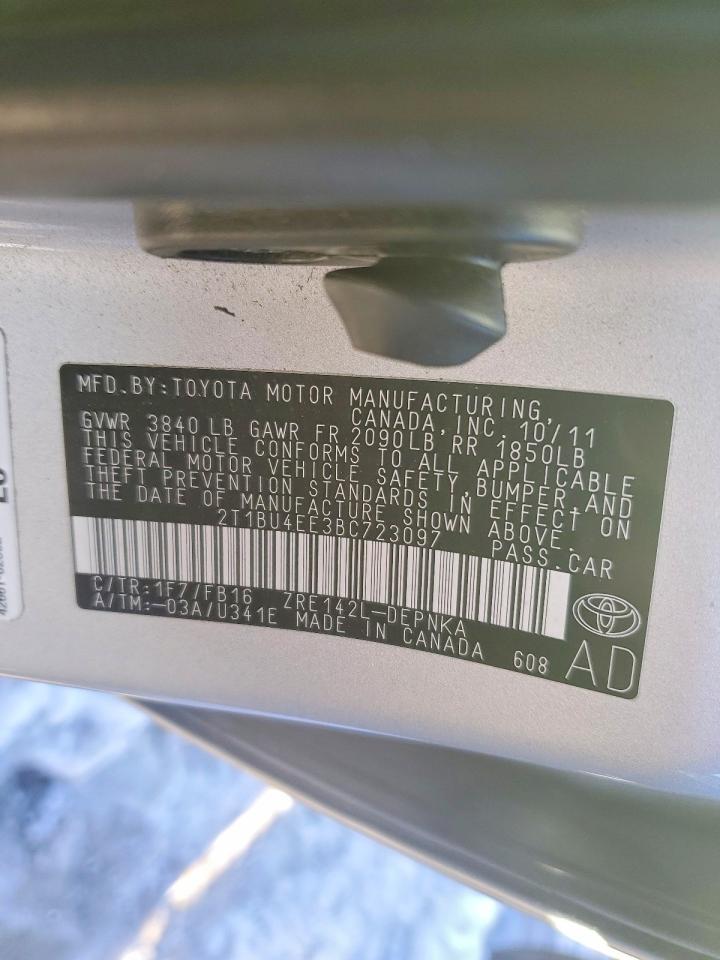 2011 Toyota Corolla Base