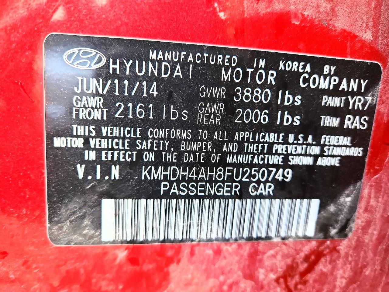 2015 Hyundai Elantra se