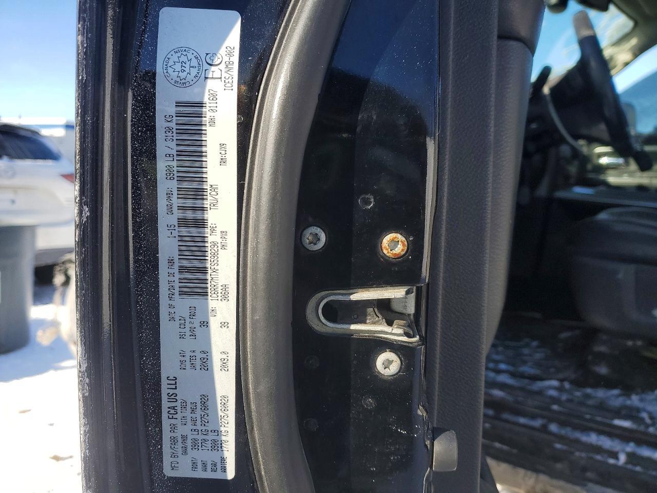2015 Dodge/ram Truck/van RAM 1500 Sport Crew
