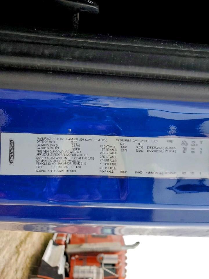 2021 Freigliner 2021 Freightliner Cascadia 126 Semi Truck