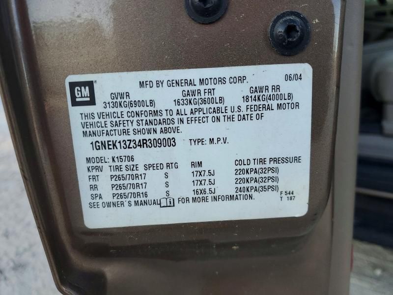 2004 Chevrolet Tahoe K1500