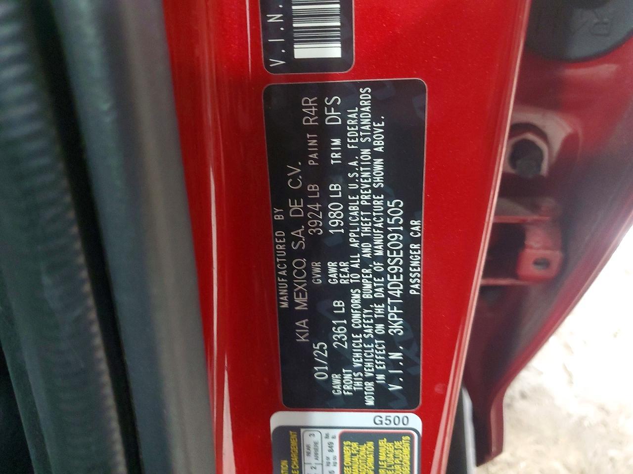 2025 KIA K4 lx