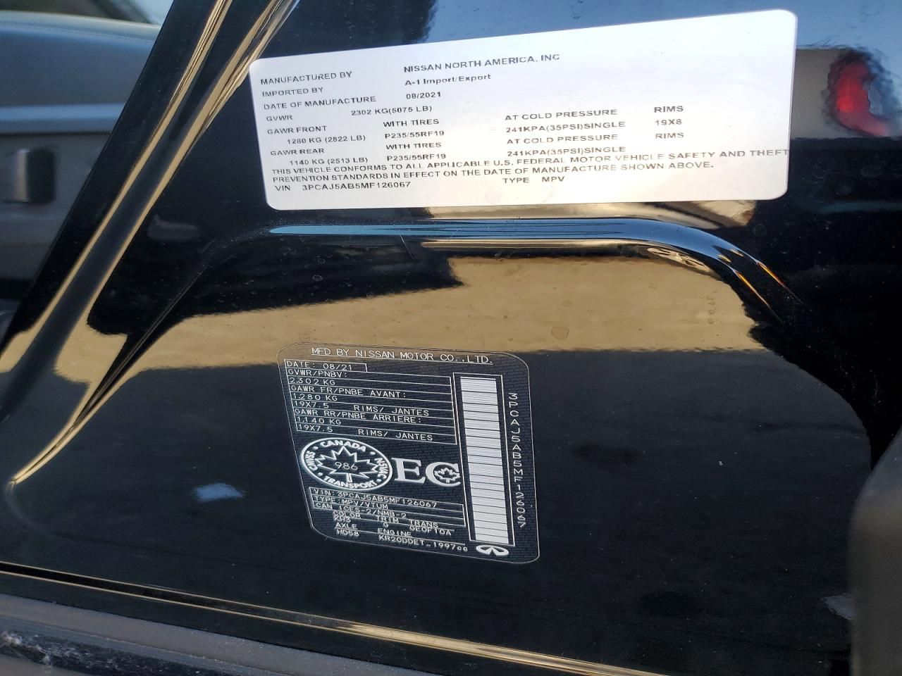 2021 Infiniti Qx50 Pure