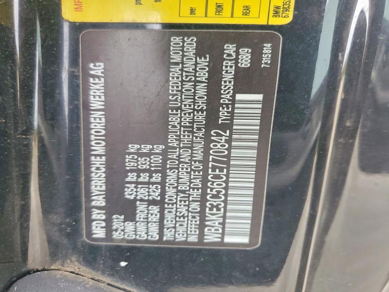 2012 BMW 328 i