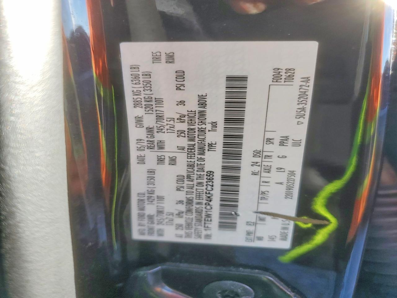 2019 Ford F150 Supercrew