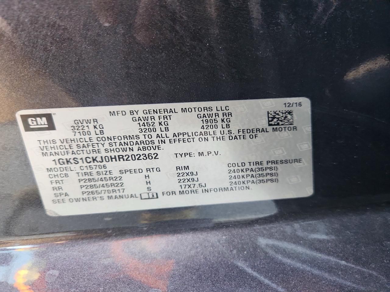 2017 GMC Yukon Denali