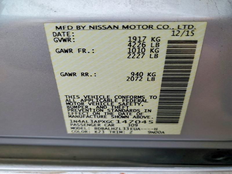 2016 Nissan Altima 2.5