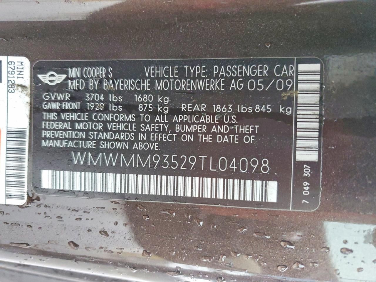 2009 Mini Cooper Clubman jcw