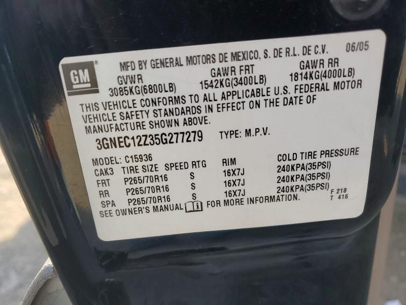 2005 Chevrolet Avalanche C1500