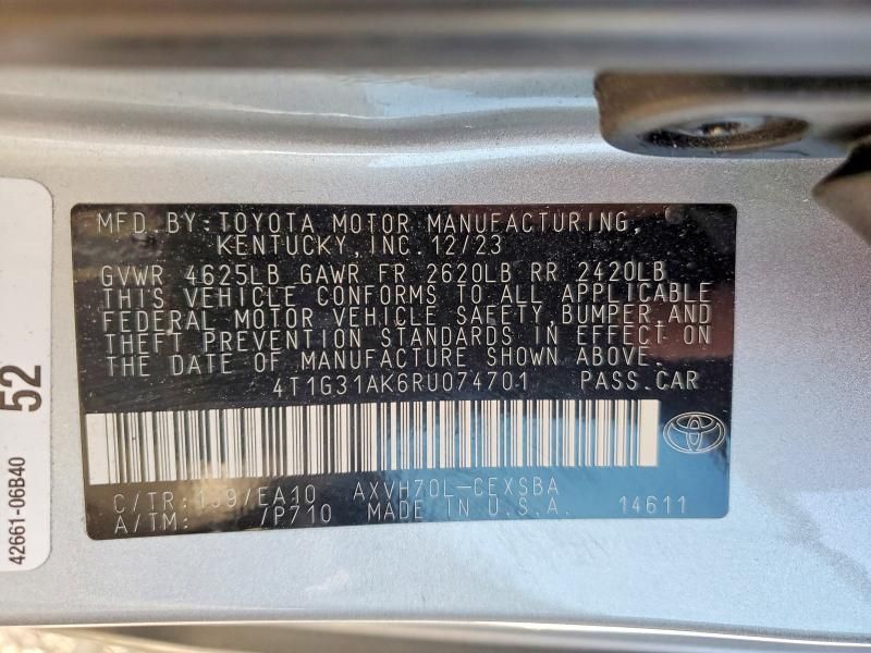 2024 Toyota Camry se Night Shade