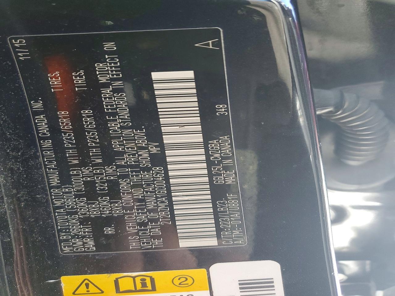 2016 Lexus Rx 350 Base