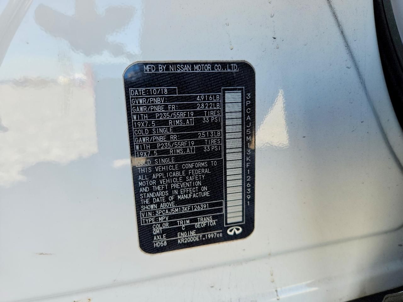 2019 Infiniti Qx50 Essential