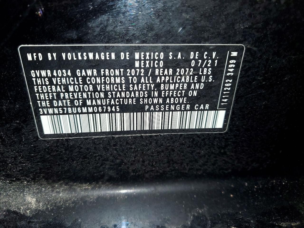 2021 Volkswagen Jetta s