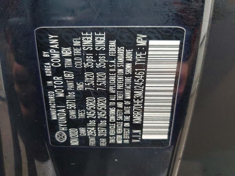 2021 Hyundai Palisade Calligraphy