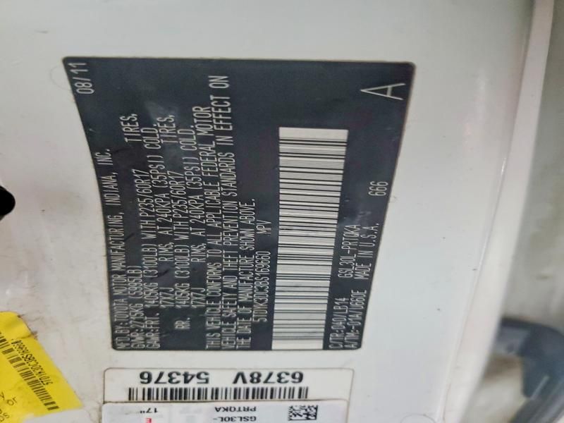 2011 Toyota Sienna xle