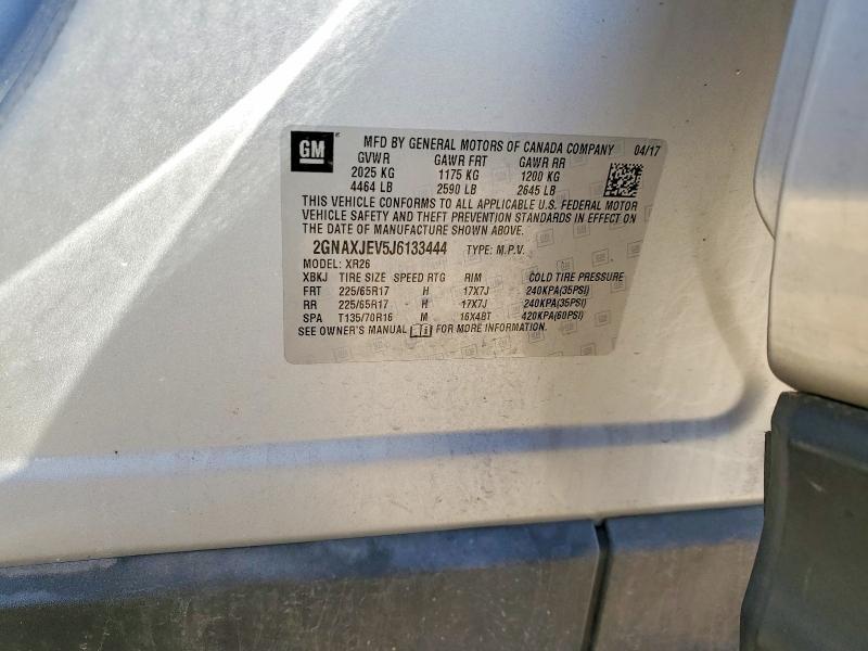 2018 Chevrolet Equinox lt