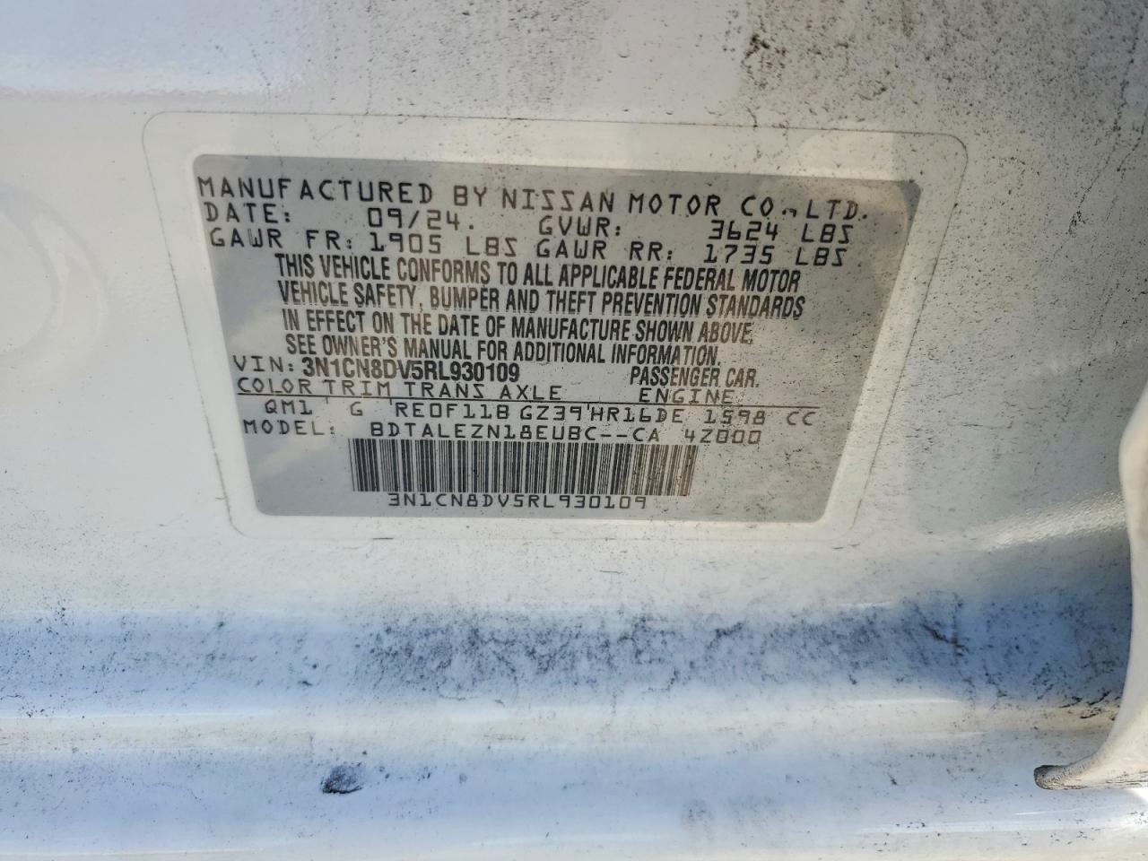 2024 Nissan Versa s