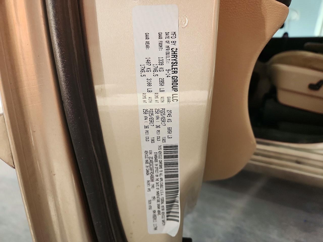 2015 Dodge Grand Caravan sxt