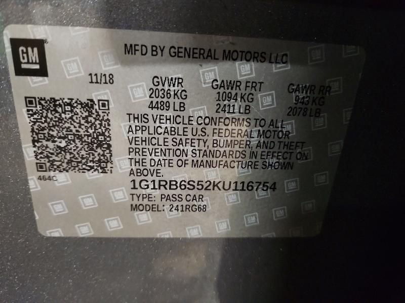 2019 Chevrolet Volt Premier