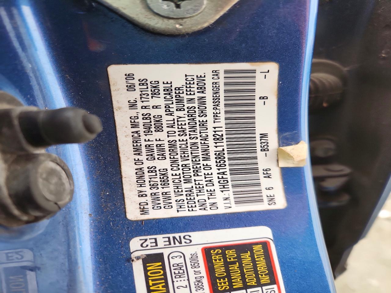 2006 Honda Civic lx