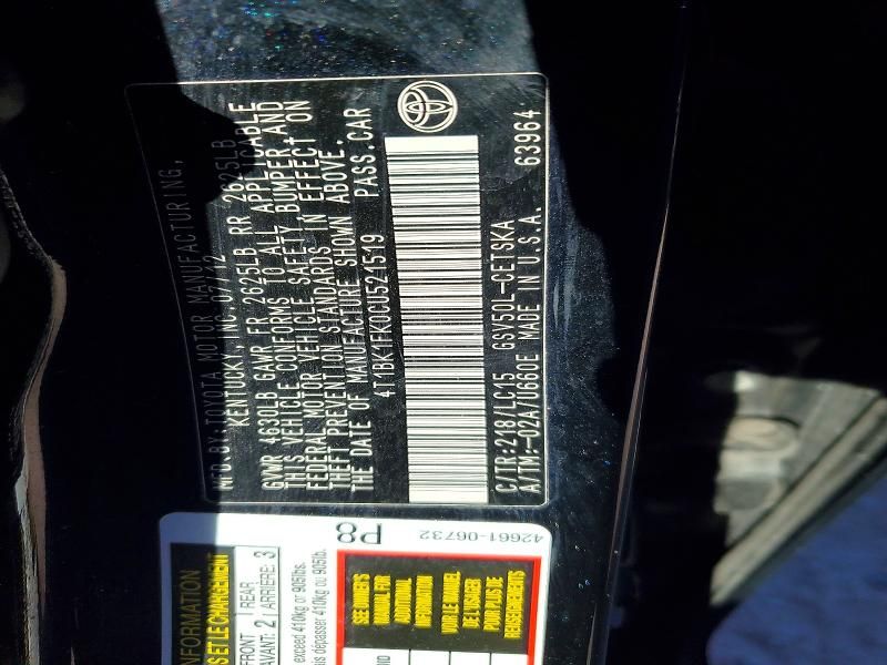 2012 Toyota Camry se