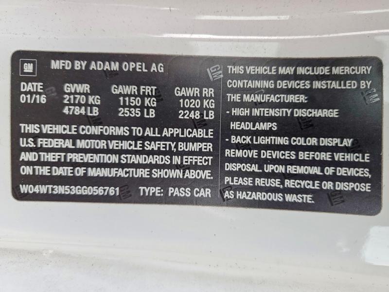 2016 Buick Cascada Premium