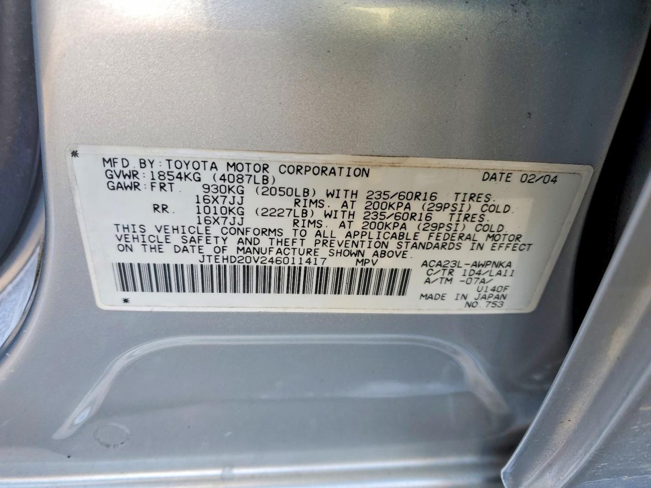 2004 Toyota Rav4