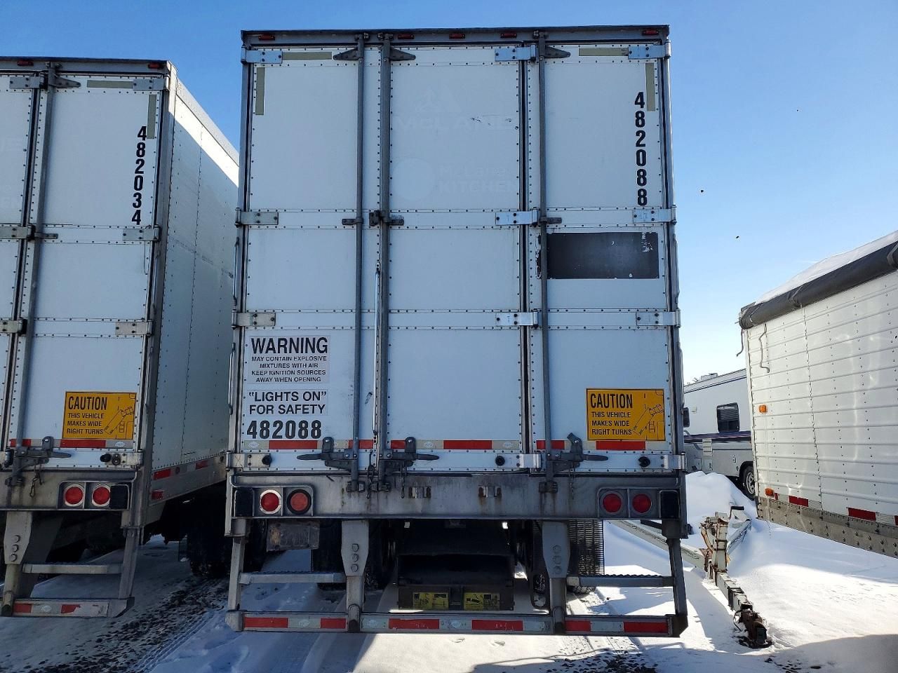 2014 Utility VS2RA Refrigerated Van Trailer