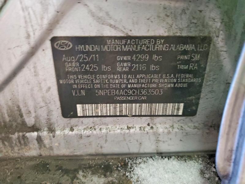 2012 Hyundai Sonata gls