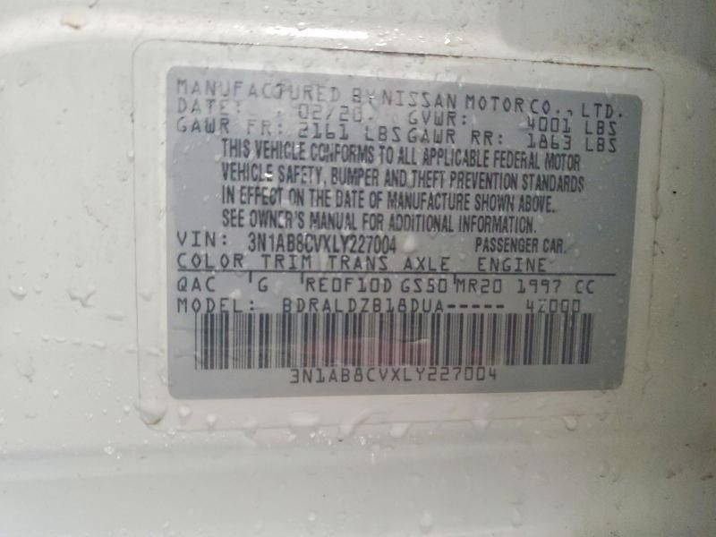 2020 Nissan Sentra sv