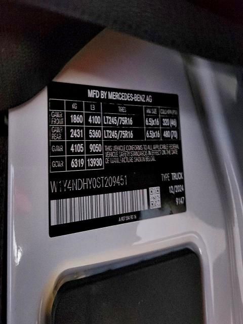 2025 Mercedes-Benz 2025 Mercedes Benz Sprinter 2500 Delivery Van