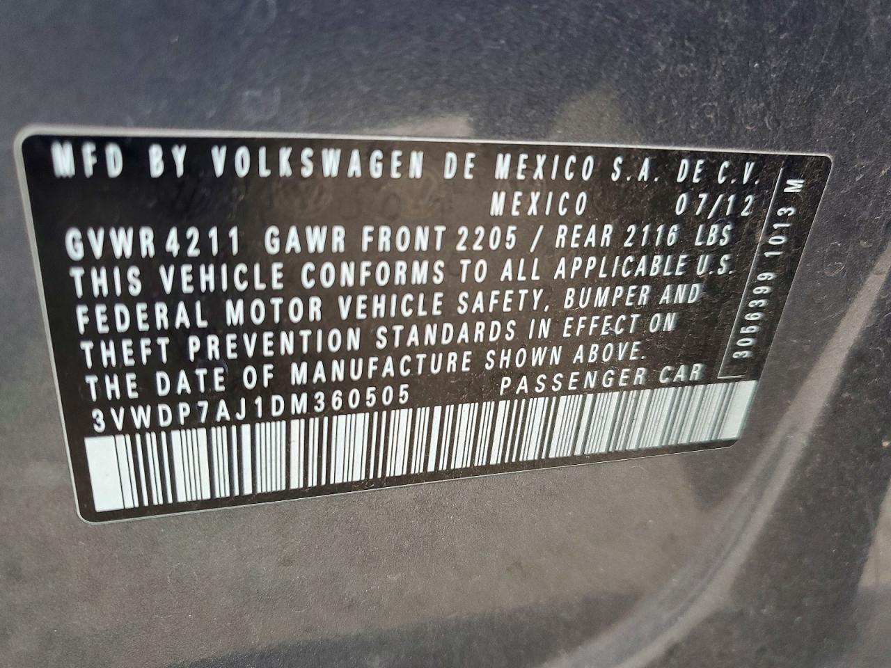 2013 Volkswagen Jetta se