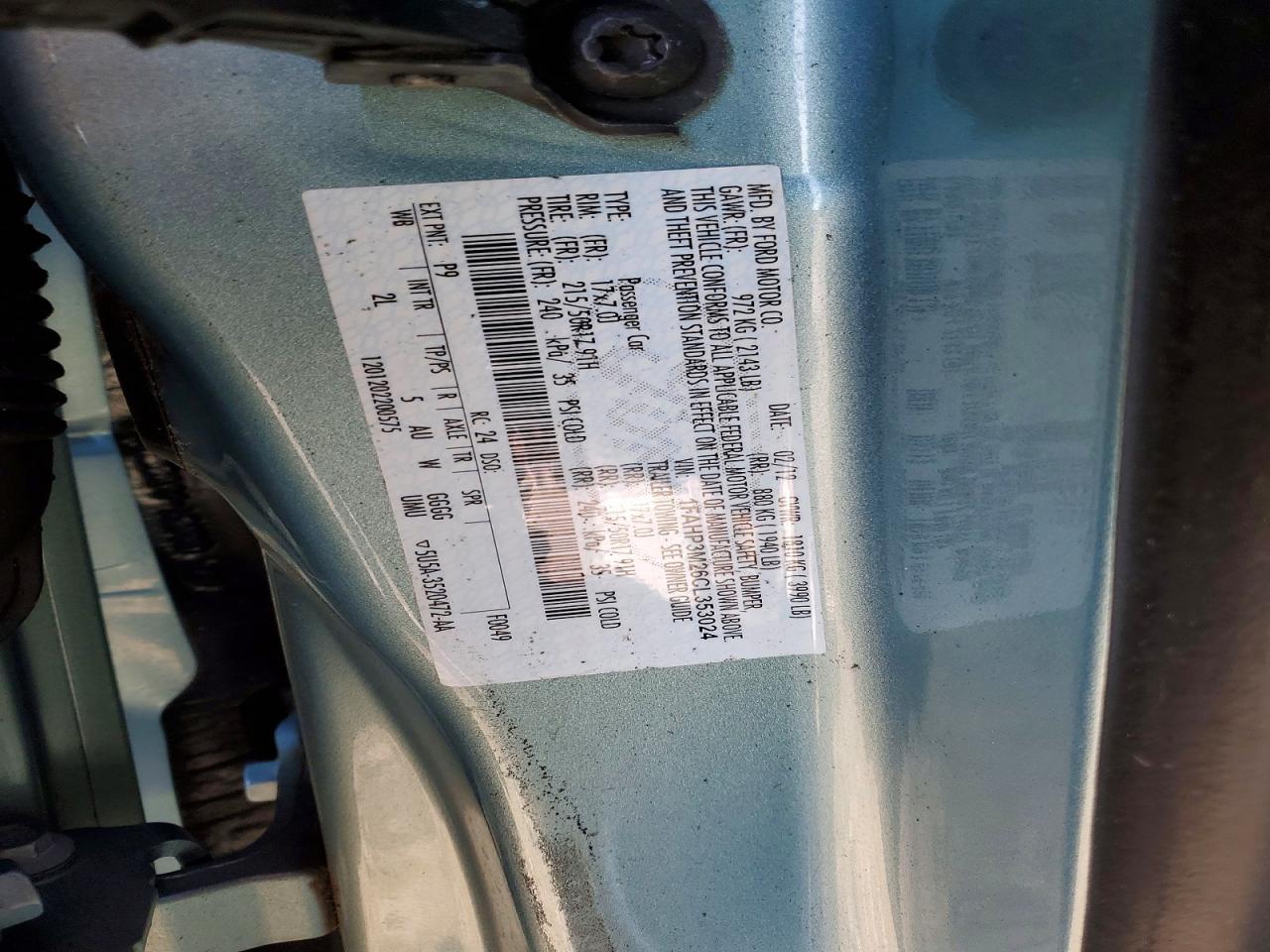 2012 Ford Focus sel