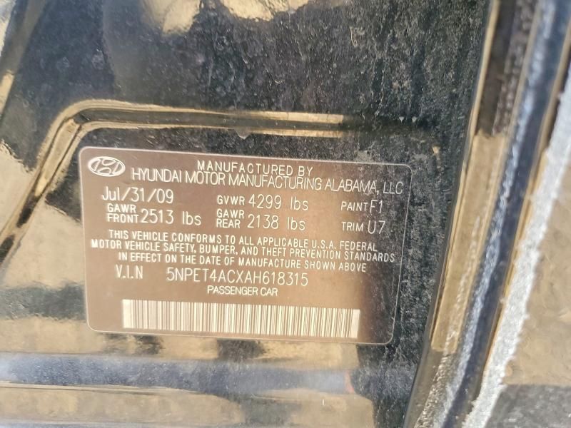 2010 Hyundai Sonata gls