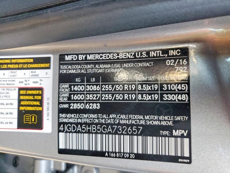 2016 Merz Gle 350 rwd