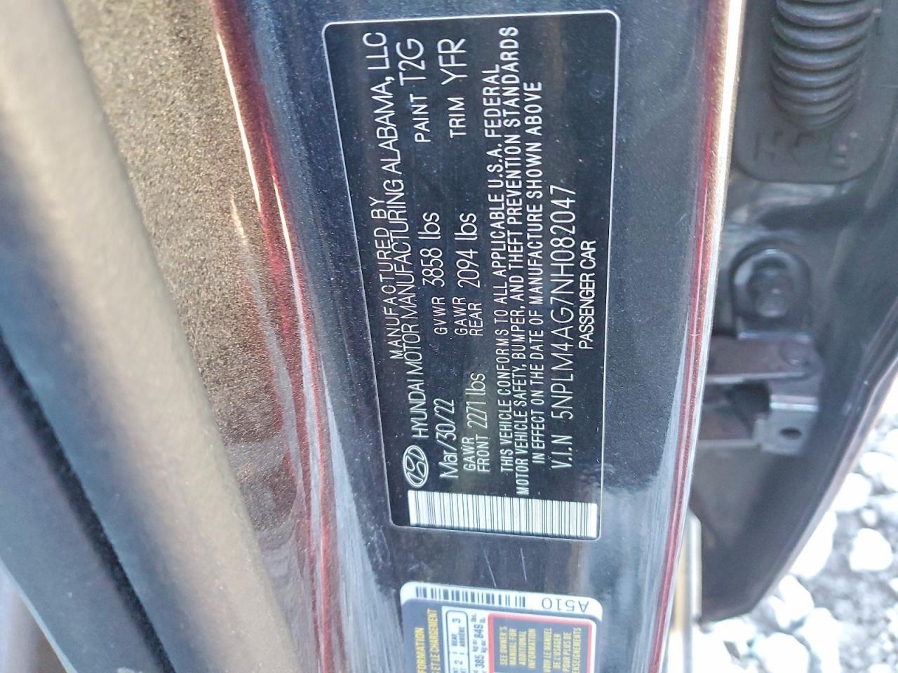 2022 Hyundai Elantra sel