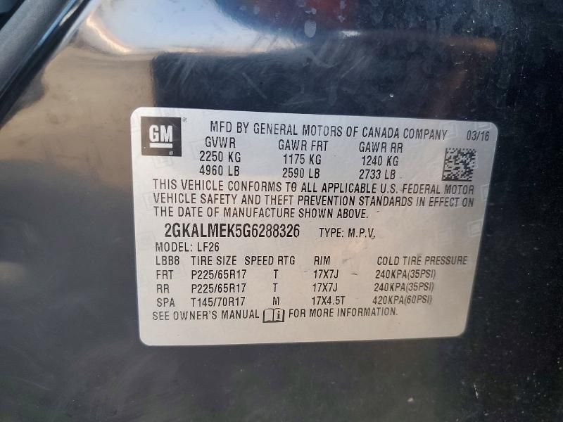 2016 GMC Terrain sle