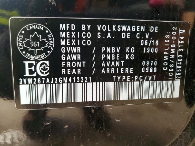 2016 Volkswagen Jetta s