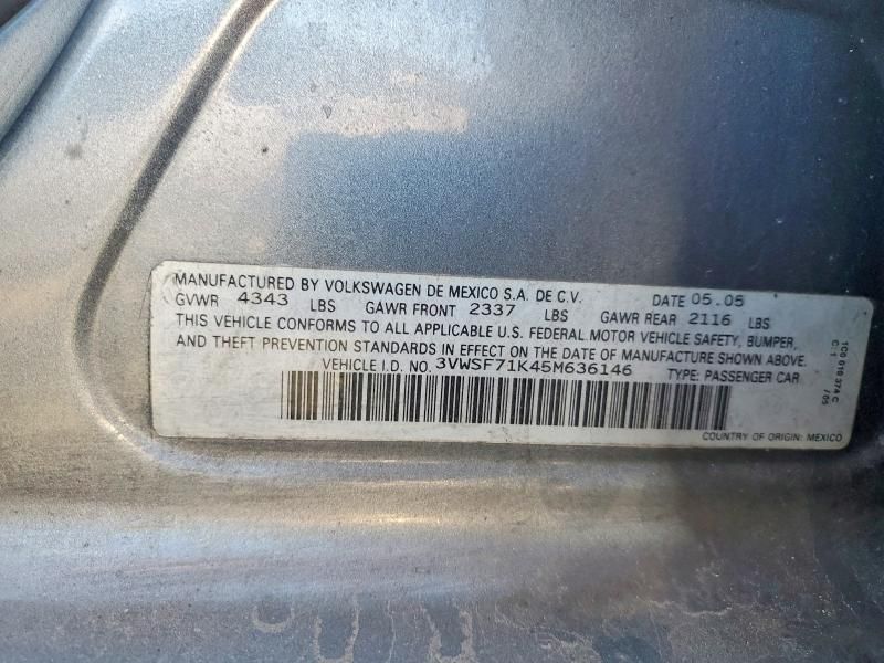 2005 Volkswagen New Jetta 2.5l Option Package 1